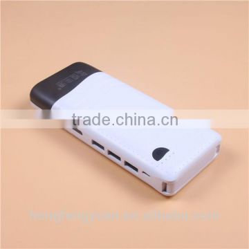 Factory Wholesale 15000mAh 3 USB Power Bank with Table Lamp