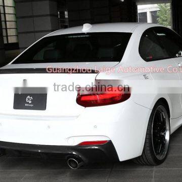 F22 2 SERIES 220i 218i M235i P STYLE CARBON FIBRE REAR LOWER REAR SPOILER FOR BMW 2 SERIES