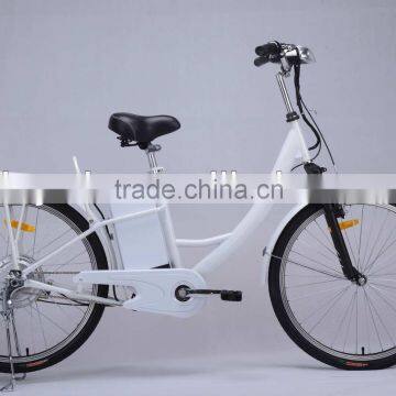 350W 36V 10AH lead acidbattery electric bicycle with Pedals