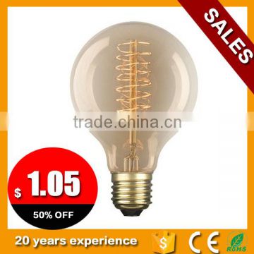 vintage filament incandescent bulb manufacturerG80 E27