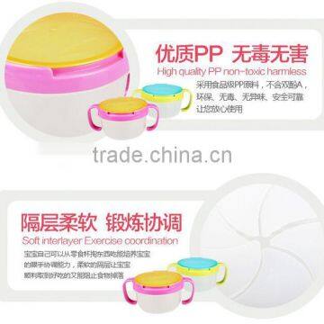 BPA Free Plastick Baby Snacks Cup/baby Snacks Bowl With Handle/baby Cookies Cup photo-4