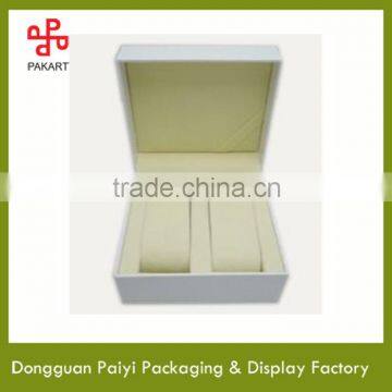 high end top quality white watch display box