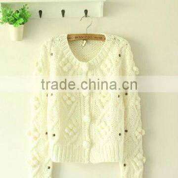 lady's thick winter fashion sweater