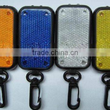 led Safety reflector keychain