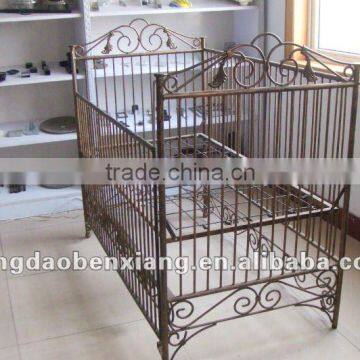 wrought iron crib