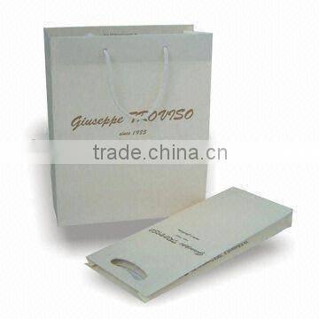 white paper shopping bag