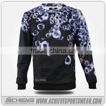 custom sublimation weaters with factory price/cowl neck sweater