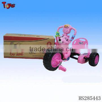 Light and music 3 wheel kids pedal car