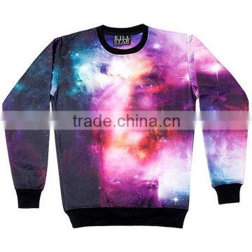 galaxy print sweatshirt