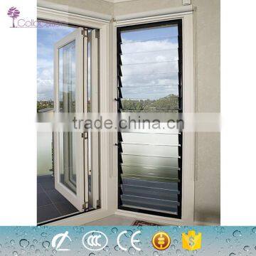 PVC Shutter Window with Reinforced Louver Components