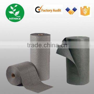 Grey 100% Polypropylene Needle-punched Universal Absorbent Roll For Leak Control