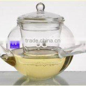 clear glass tea set