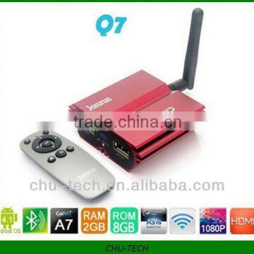 Q7 Android TV Box A31S Quad Core 2GB 8GB Android 4.2 Remote Control TF Card
