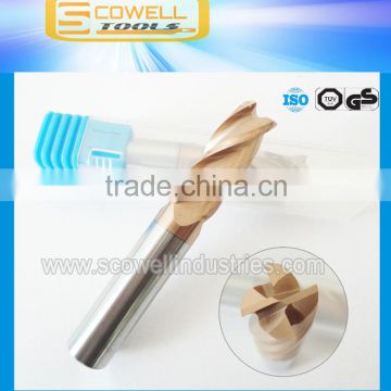 tungsten carbide CNC Micro End Milling Cutter,4F face end mills