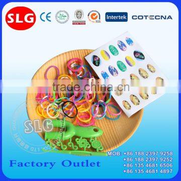 Girl Favorate Rainbow Color Loom DIY Toy With Candy photo-4