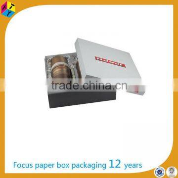 custom luxury rigid cardboard paper box gift packaging