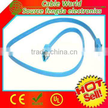 hot sell 7p sata cable 7pin blue