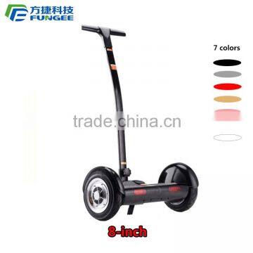 Fungee New model 8 inch Colorful two wheel smart chariot /self balancing electric scooter for kids' gift/teenagers