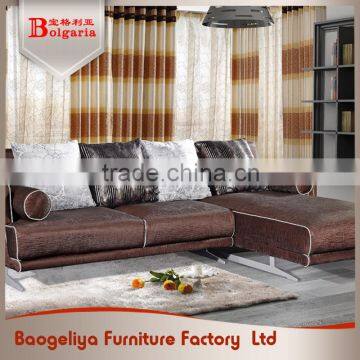 Customized new model wood frame classic sofa