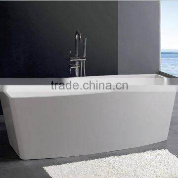 Hot Sale Cheap Portable Acrylic Solid Surface Freestanding Bathtub,artificial stone bath tub