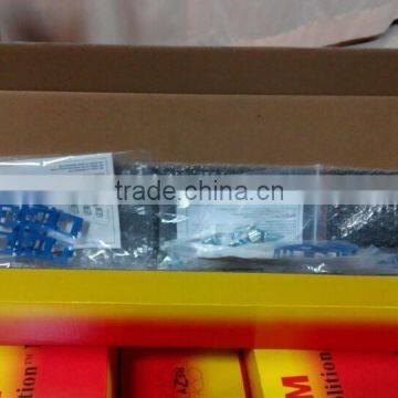 1U UTP RJ-45 Patch Panel Classic Black Black Aluminium For 24 K6/K5e Jacks photo-4