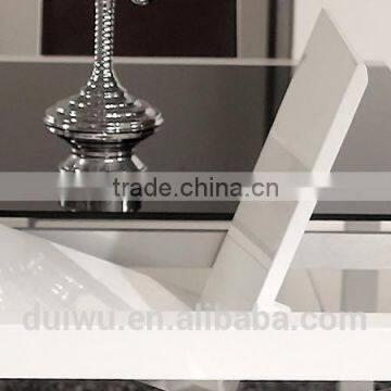 2016 Simple Modern Stainless Steel Black Expandable Dining Table photo-5