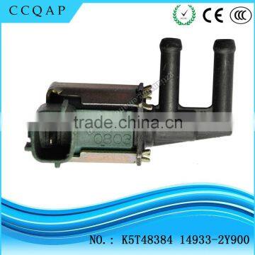 K5T48384 14933-2Y900 High Performance Purge Solenoid Valve Cheaper Price Genuine Automobile Gasoline Egr Vacuum Control Valve