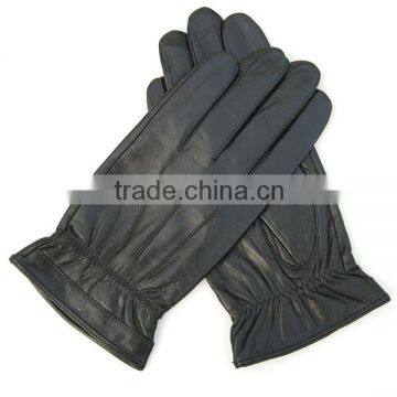 Men's dress sheepskin leather glove winter driving gloves
