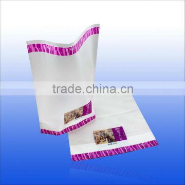 printed recycled plastic poly bag with self adhesive flap