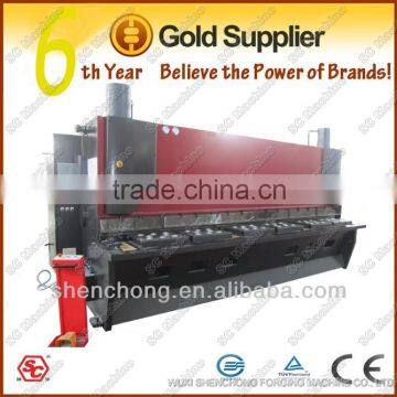 CNC Guillotine shear, cnc hydraulic shearing machine, guillotine QC11K-16X2500