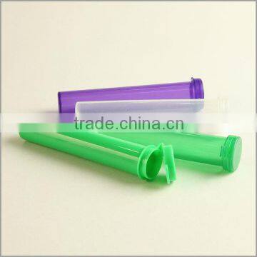 14ml Mini Slim Plastic Straight Vials with Hinged Cap