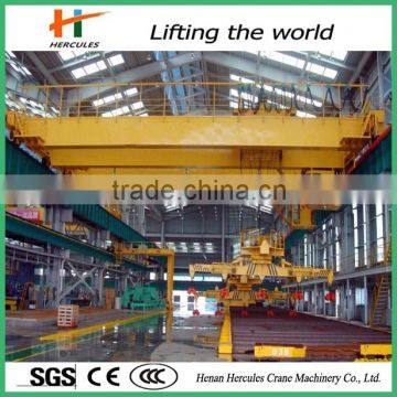 Best Selling 35T Hoist Double Girder Overhead Ladel Crane For Sale