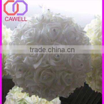 latest design wedding flower balls with crystals for wedding decor