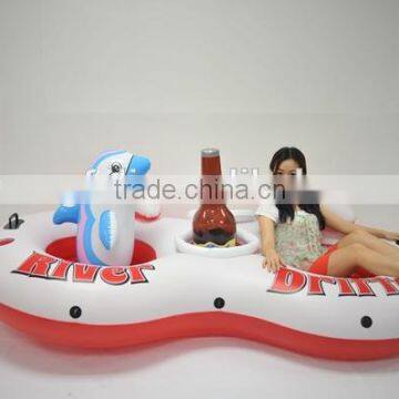 Durable Pool Floating Inflatable Adult River White water Rafting Ring Tube