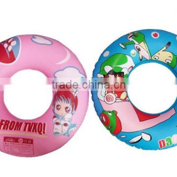 A lovely PVC for kids inflatable swim ring