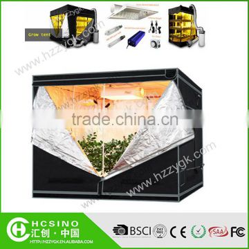 Indoor outdoor 210D/600D mylar grow tent / commercial hydroponics greenhouse / complete grow tent kits