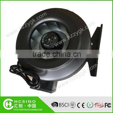 Quiet Hydroponics Inline Fan Metal Casing Flexible Duct Fan Ventilation Reverse Air Blower Fan