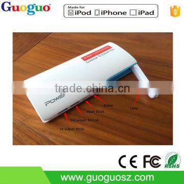 Private Tooling Lithium Battery 10400mah 2 outputs Mobile Phone Charger for Laptop