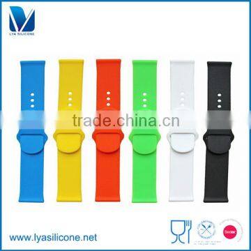 Custom waterproof silicone watch strap