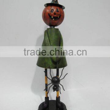 Wholesale Metal Halloween pumpkin doll for halloween decorations