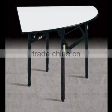 Folding PVC semicircle dinning table (GT606)