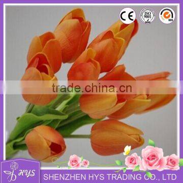 2015 hot selling artificial flower red tulip artificial PU flower