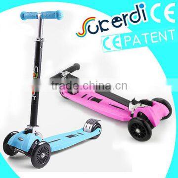 plastic body kit scooter, 4 wheels, scooter with pedal