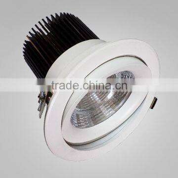 2016 new hot sales zhongshan factory hight quality 40W 7inch cob led downlight DLV701 lifud driver led down light