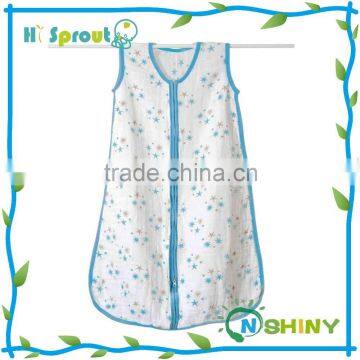 2015 New Arrival Muslin Baby Sleeping Bag 4 Sizes