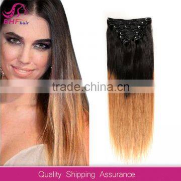 factory wholesale human hair clip in top closure