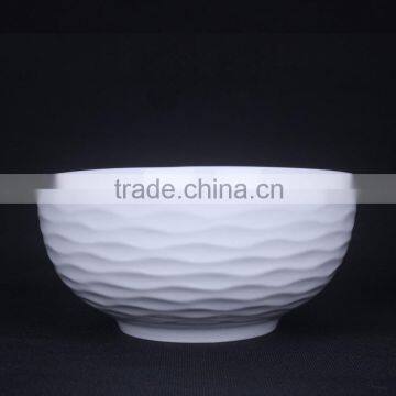 New Chinese Embossed Porcelain Rice Bowl photo-2