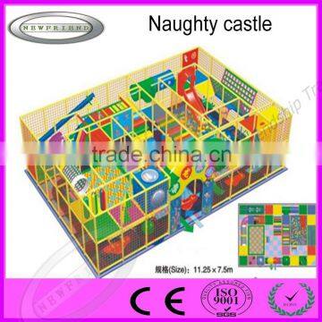 High Quality China suppier indoor kids soft play naughty castle