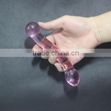 Female Male Pyrex Glass Dildo Anal Butt Plug G-spot Prostate Sex Toy Masturbation Adult