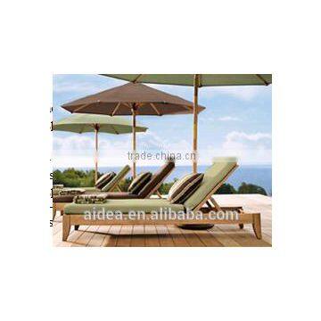 lounger with umbrella